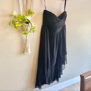 Alfred Angelo Dress Bridesmaid Size 20 Black hi/lo